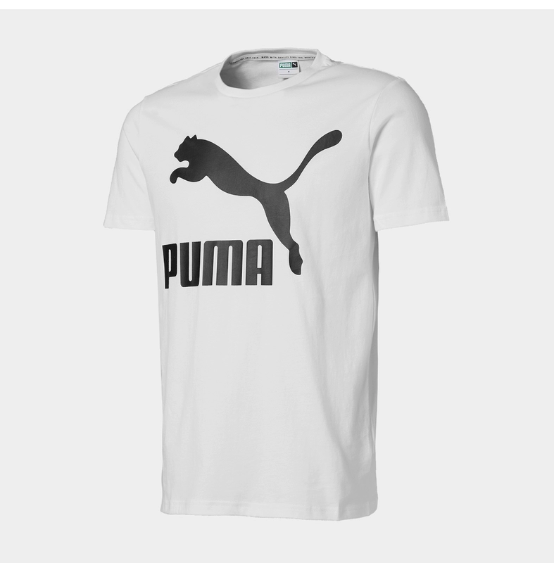 PUMA Hummer Chính thức cho nam Vòng cổ ngắn tay áo thun cổ điển Logo 579405 - Áo phông thể thao