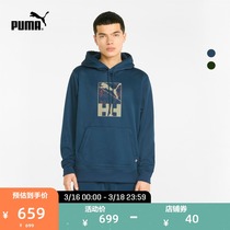 Puma Official Unisex Helly Hansen Joint Style Hooded Fleece Casual Sweatshirt 532842
