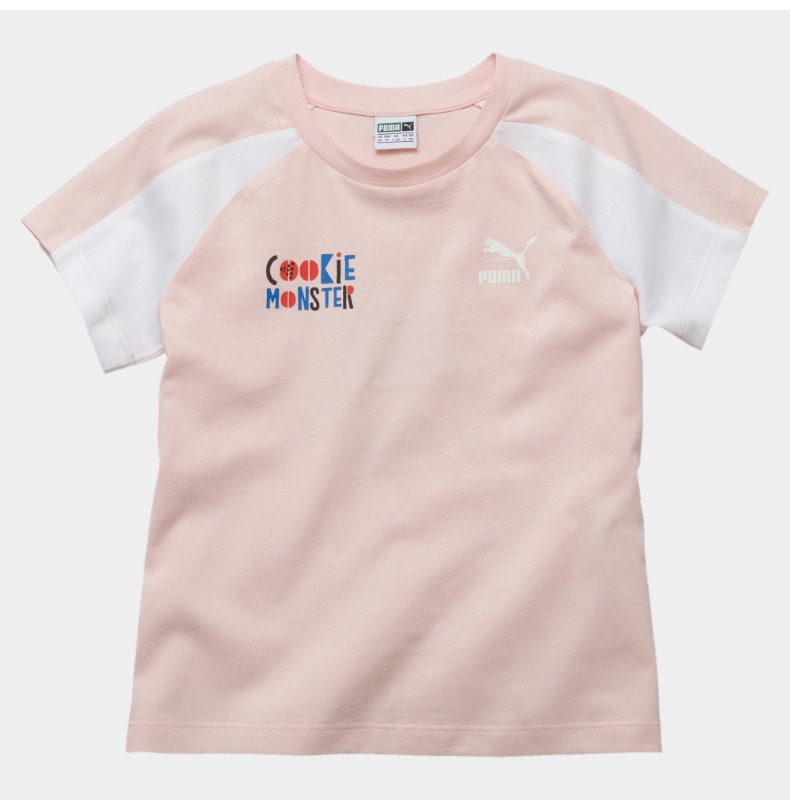 PUMA Hummer Official Áo thun ngắn tay PUMA X SESAME ĐƯỜNG 854484 - Áo phông thể thao áo polo thể thao nam