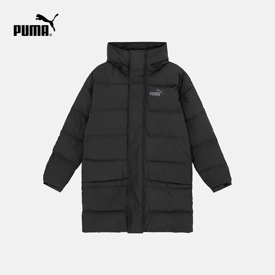 PUMA 푸마 같은 스타일의 남녀공용 캐주얼 롱 다운 재킷 UTILITYDOWNJACKET625614