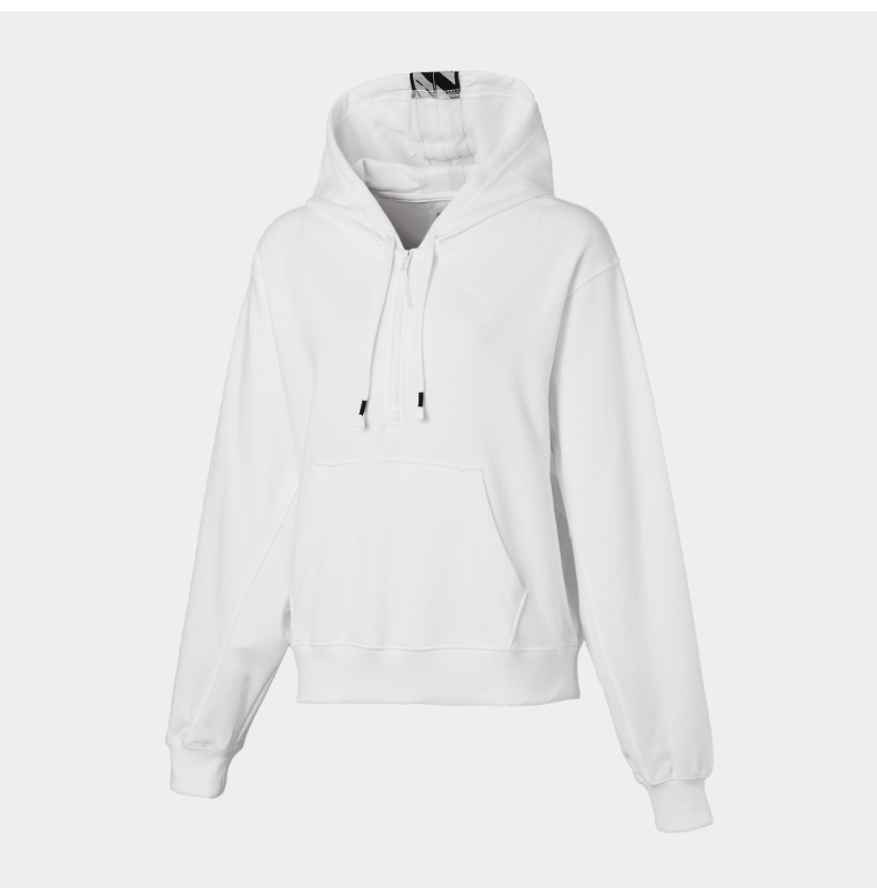 PUMA Hummer chính thức xác thực Phụ nữ khâu mũ trùm đầu thể thao và áo len giải trí 517384 - Thể thao lông cừu / jumper áo thun nam tay dài cổ bẻ