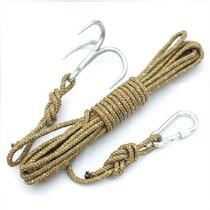  Outdoor life-saving rope Safety rope mountaineering rope mountain climbing rope Umbrella rope mountaineering claw Bold triangle claw mountaineering hook
