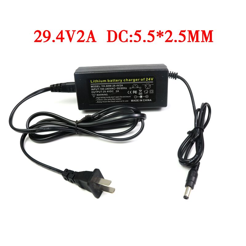 29.4V2A29.4V1A2A lithium battery polymer Charger   7 strand lithium battery Charger 29.4V Balance car Scooter