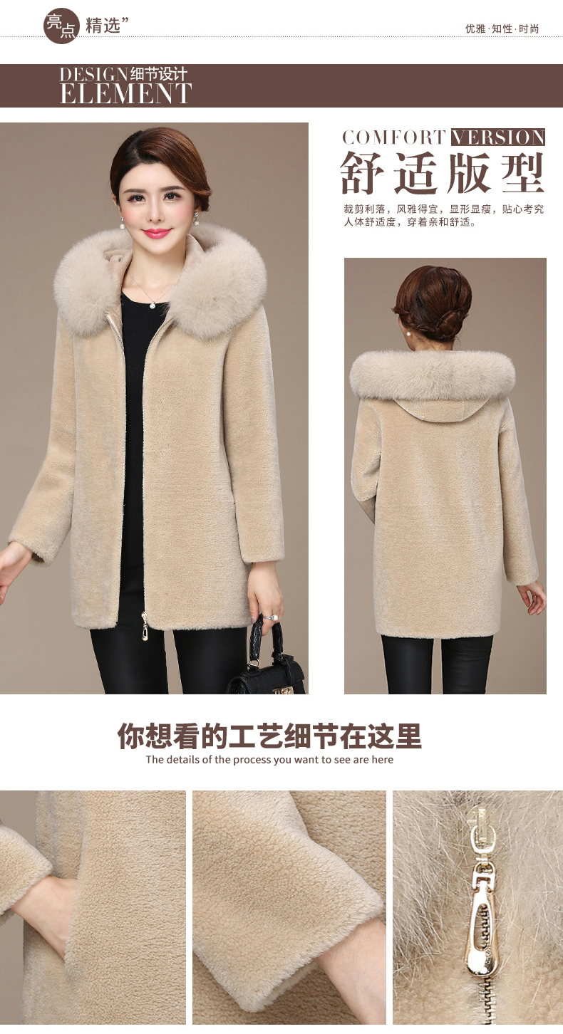 Manteau de fourrure femme - Ref 3172279 Image 8