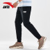 Quần thể thao Anta quần nam 2019 mùa thu mới thoáng khí thấm mồ hôi ấm áp dây kéo bảo vệ quần giản dị chân quần nam - Quần thể thao quần dài tập gym nam Quần thể thao