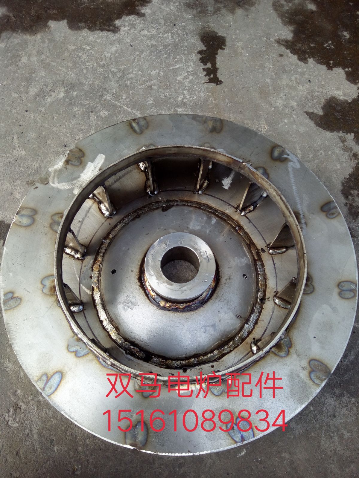 Fire - back furnace fan diameter 500