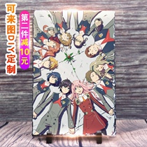 Darling in the FranXX anime surrounding slate lithograph National team 02 zero Berry secondary