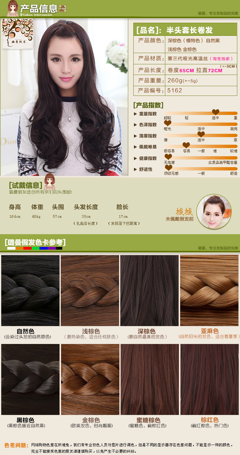 Perruque Les cheveux longs - Ref 2613398 Image 8