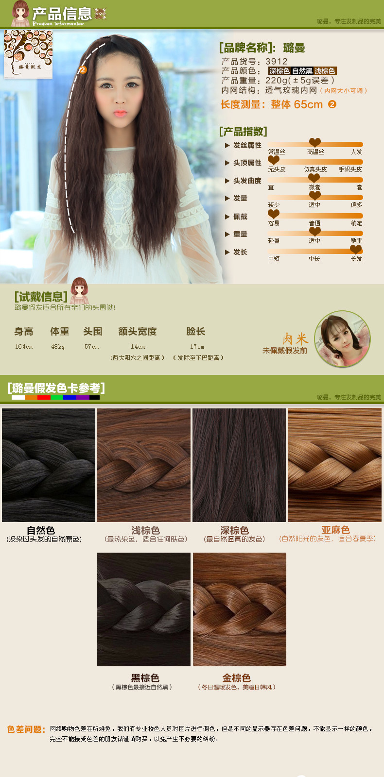 Perruque Les cheveux longs - Ref 2613414 Image 8