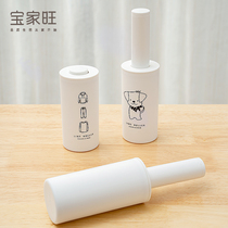 Adhesive wool peelable roller sticky dust replacement paper felt roller brush sticky wool dipped artifact pet clothes hair remover