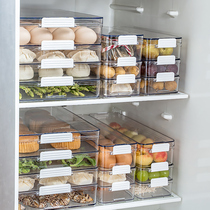 Egg box household kitchen refrigerator with egg storage box shockproof plastic transparent egg tray egg artifact