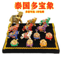 Spot Thai Buddha statue for the wish tribute plaster golden elephant does not occupy the land exquisite four-sided Buddha