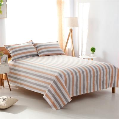 Pure handmade old coarse cloth plaid sheet single piece pure cotton cloth linen linen pure color coarse cloth linen cotton linen large kang