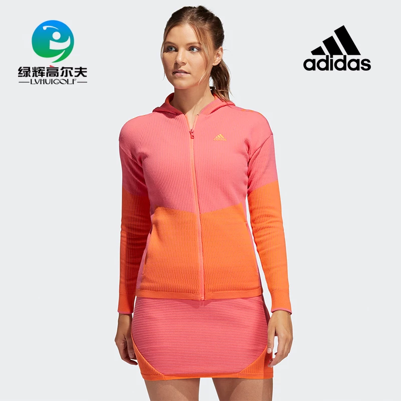 Пижамно-куртка Adidas, спортивное трикотажное платье с капюшоном