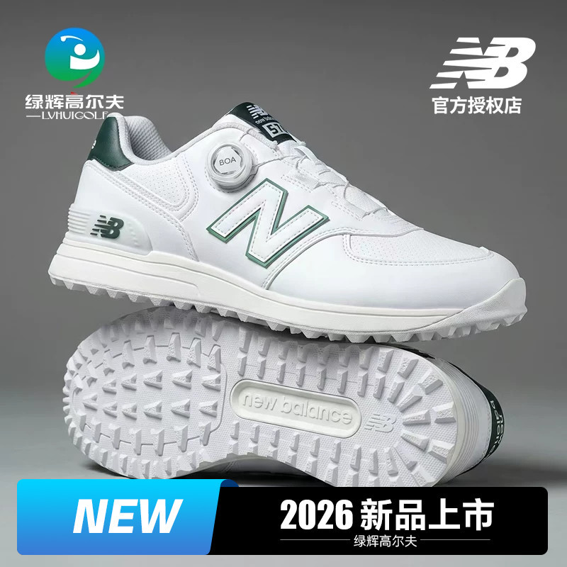 New Balance Golf Men's Shoes 26 Years New Anti-Slip Spikeless Shoes 574 Series Boa Sports Shoes New Balance Golf Men's Shoes 26 Years New Anti-Slip Spikeless Shoes 574 Series Boa Sports Shoes