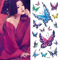 Piss Red Dust Butterfly Tongan Tattoo Sticker Womens Ancient Dress Movie with Long Term Availability