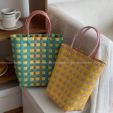 Thefithmoon милая красочная свежая пластиковая пластиковая плетена