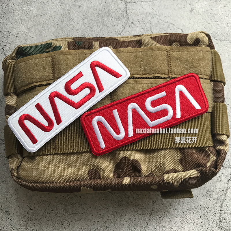 NASA NASA Chest Patch Magic Sticker Badge Embroidery Badge SHOULDER BAG Clothing Accessories Personality Repair Program DIY