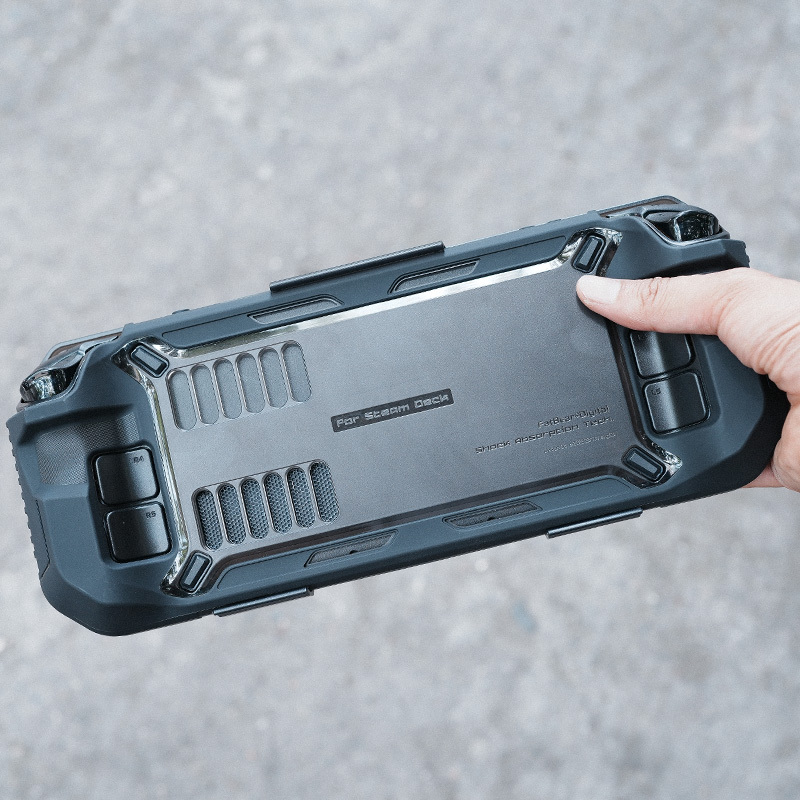 Fat Bear Is Suitable for Steamdeck Lcd/Oled Game Consoles, Sd Handheld Protective Case, Steam Deck Lcd/Oled Tactical Anti-Drop Protective Cover, Shell Storage Bag, Storage Box Accessories