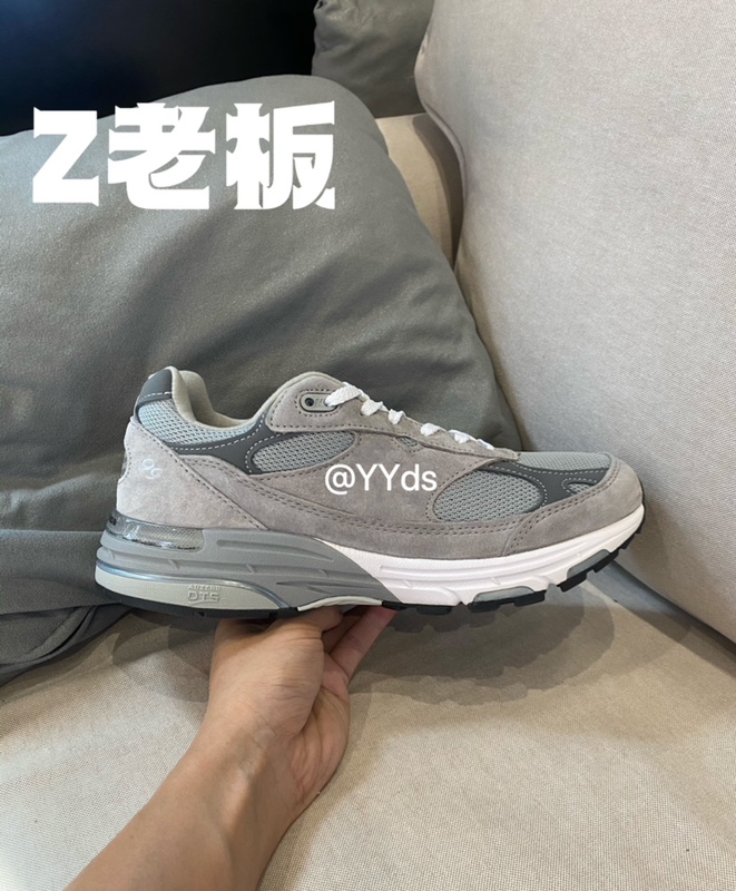 Top Version American-Made 993 Original Gray Navy Blue Shawn Yue Xiaohongshu ins Same Style Jogging Travel Shoes