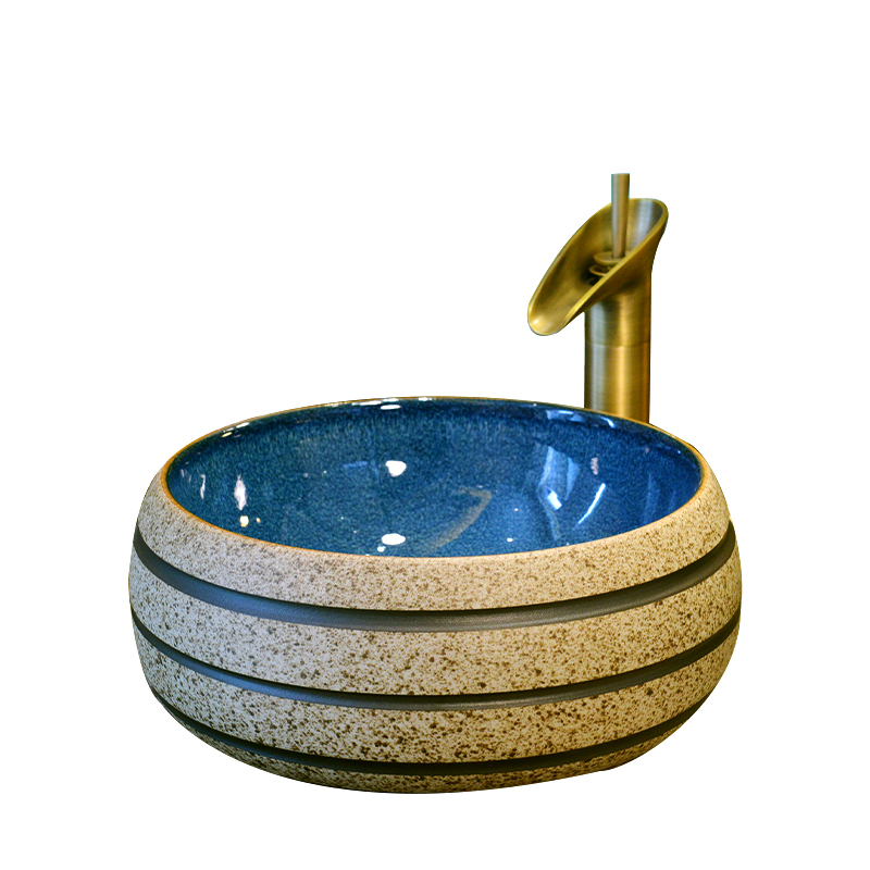 To build out the stage basin To restore ancient ways round the stage the sink American basin European ceramic art basin