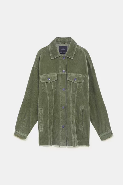 Куртка из вельвета ZARA 3046219505 8372/043