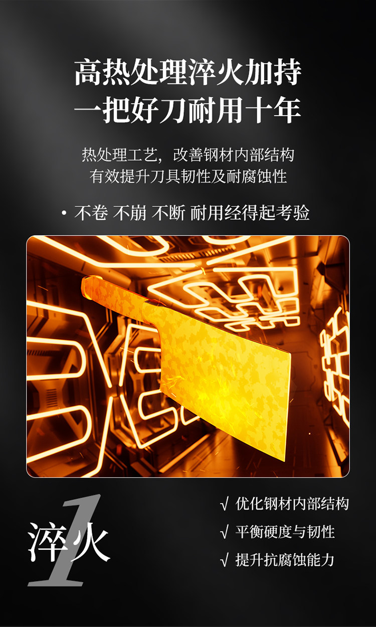 安享好物 安享A级切片刀-炊大皇女士切片刀  