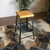 Железное твердый дерево простые модные бары кафе кофейня бар бар бар бар с животом стул Высокий стул Home Stool Home