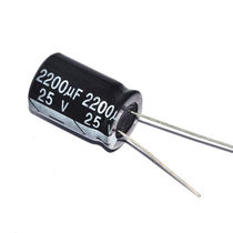 Television amplifier aluminum electrolytic capacitors 25V 2200UF 3300UF 4700UF 6800UF 10