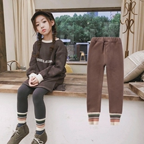Girls autumn and winter clothes pants baby 2-3 4 5 6 8 9 10-year-old girl warm leggings
