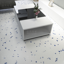 Blue granular terrazzo floor tiles 600 living room dining room non-slip floor tiles bar homestay bathroom wall tiles