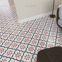 Nordic retro small tiles 300 bathroom restaurant indoor wall tiles porch balcony lantern flower floor tiles