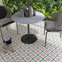 Beige vintage small tiles 200 kitchen bathroom balcony French parquet floor tiles corridor restaurant wall tiles