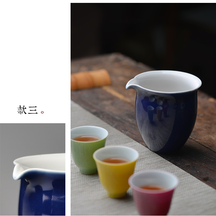 Offered home - cooked offerings in jingdezhen blue ji blue glaze porcelain fair keller large single glazed ceramic kung fu tea is tea set