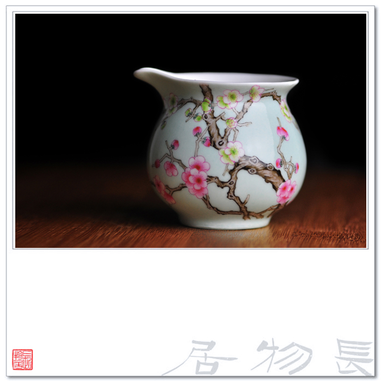 Fair offered home - cooked at taste tea cup and cup points hand - made famille rose porcelain cup of jingdezhen porcelain tea set by hand