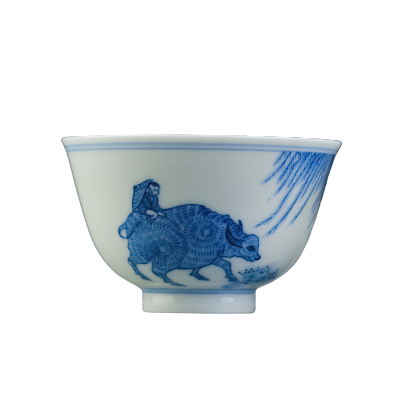 Long up controller offered home - cooked at willowbrook taste to grazing green cattle to cup sample tea cup cup of jingdezhen tea service by hand