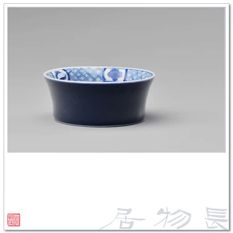 Offered home - cooked in the indigo flowers lion ball wsop cup sample tea cup jingdezhen ceramics by hand a single small tea cups