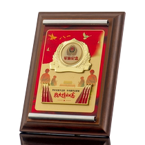 Medal customization franchise authorization medal bronze medal production wooden letter of appointment plaque metal wooden support certificate of honor