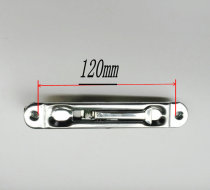 Anti-theft door Heaven and earth dark latch lock double open door Invisible stainless steel central control latch mother and child door fire door