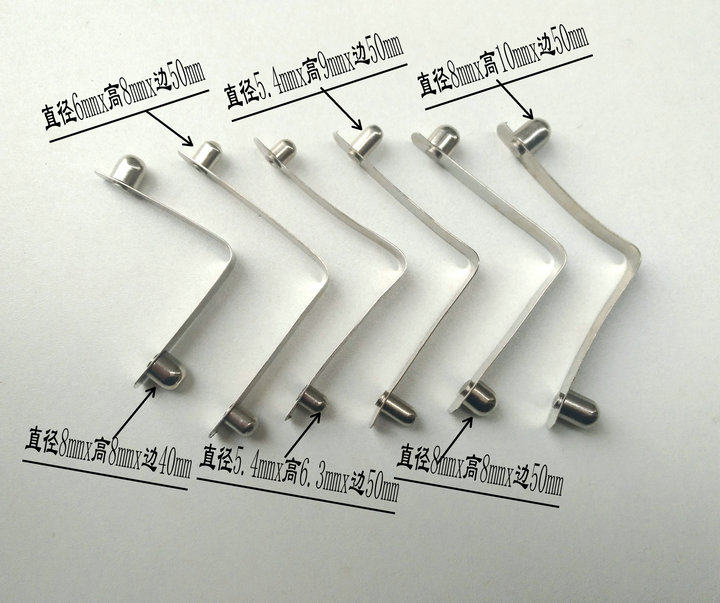 8mm5 4mm6mm solid tube telescopic positioning v-shaped spring sheet spring ball spring hollow spring sheet spring buckle 65MN