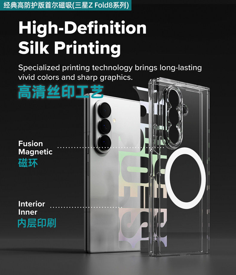 Ringke Minimalist Alphabet Gradient Samsung Phone Case