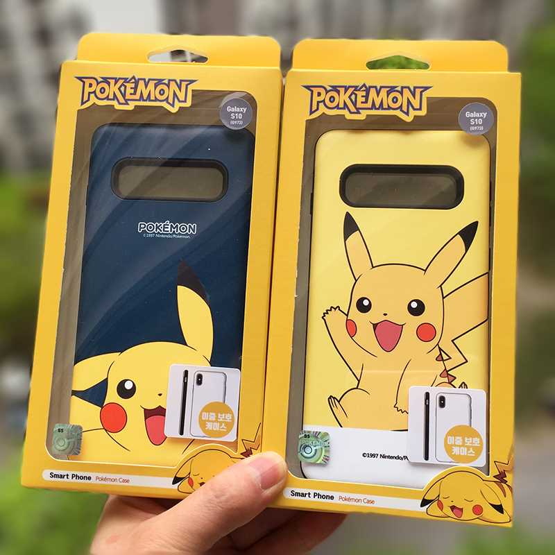 Korea for Samsung s10 mobile phone protective case Pikachu silicone case s20 anti-fall cartoon protective case female