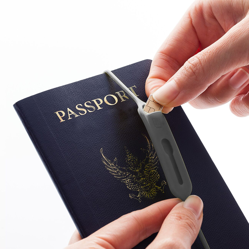 Taiwan Lead Trend S-Keeper SIM Card Storage Line Portable phone pick-up pin Silicone storage bag