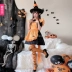 Halloween dành cho người lớn trang phục bí ngô ma thuật phù thủy quốc váy cosplay vai trò chơi đảng trang phục hầu gái