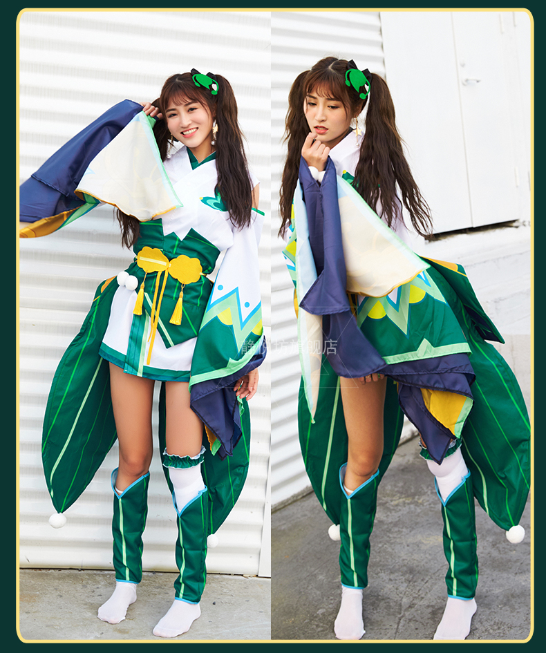 Trò chơi di động Netease Yinyang Shiying cỏ Firefly COS quần áo cosplay quần áo kimono áo choàng tắm Lễ hội mùa hè quần áo phụ nữ cosplay zenitsu
