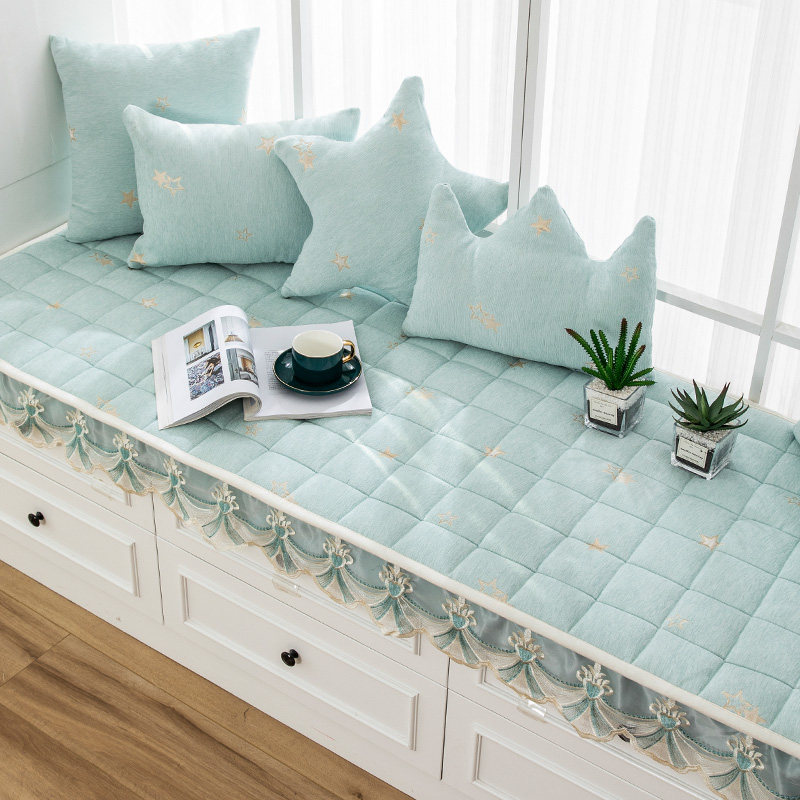 Floating window mat pad four seasons of universal bedroom tatami blanket red balcony mat cushion window sponge cushion custom