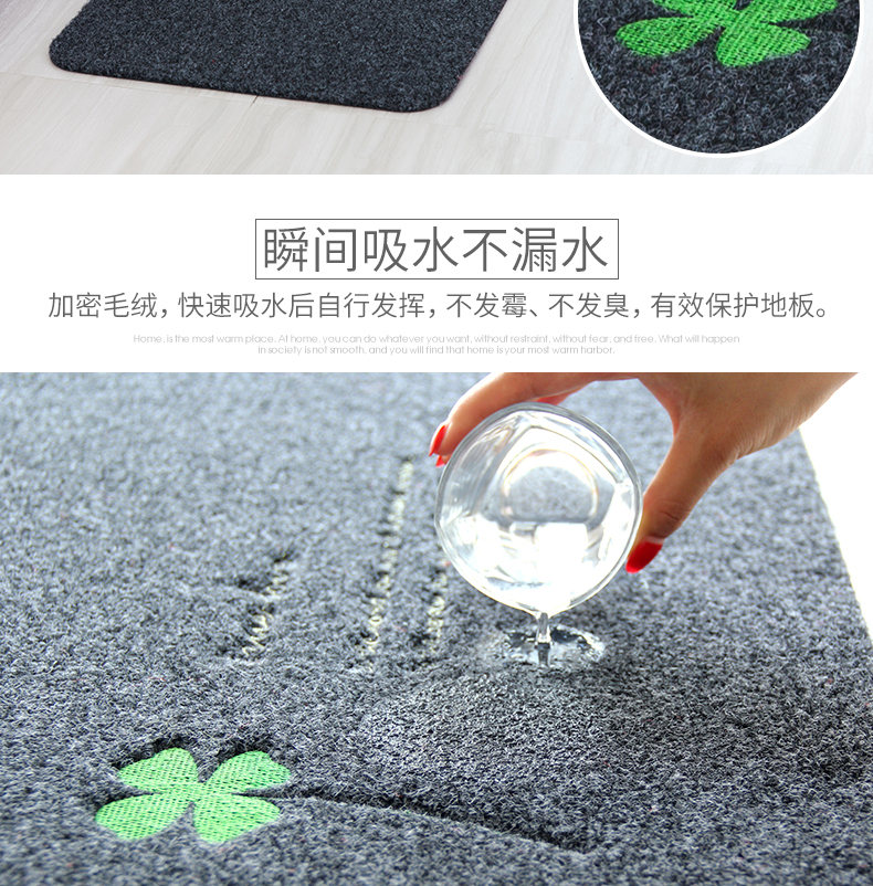 Nhà bếp mat dải dài anti-skid dầu-proof thảm phòng ngủ lối vào hội trường cửa nhà hút thảm dễ thương giá thảm nhựa trải sàn