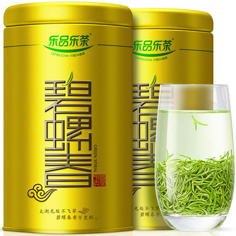 乐品乐碧螺春明前特级绿茶叶自己喝送礼盒装