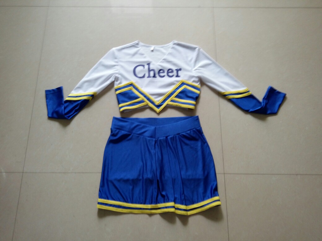 Factory price direct sales cheerleading clothing Dancing Clothes men and women The men and women's cheerleaders and bodysuits for the stage performance