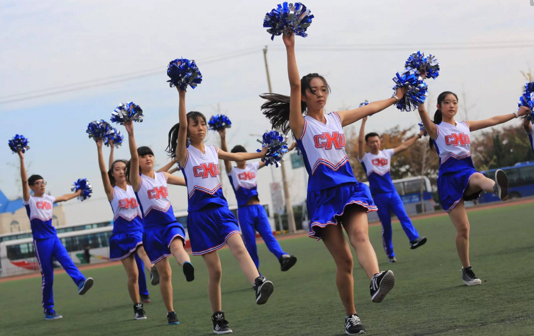 The factory price direct sales cheerleader costumes jumping into the women's cheerleading and bodysuit stage performance costumes